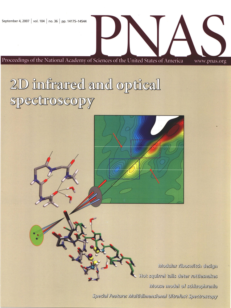 PNAS journal cover