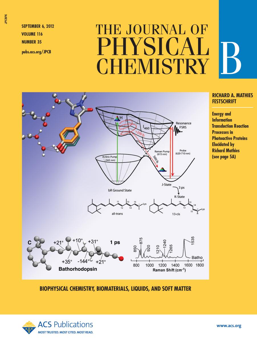 The Journal of Physical Chemistry journal cover