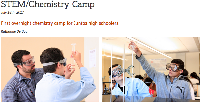 Juntos Open Campus article